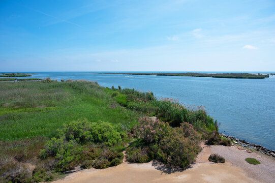 Mouth of the Ebro river, Catalonia, Spain