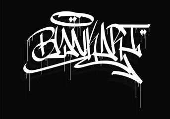 BLANK ART graffiti tag style design