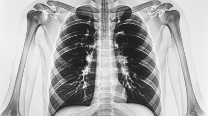 Chest X-ray Imaging: Diagnosis and Treatment for Thoracic Health - Perfect for Radiology and Healthcare Platforms