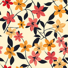 Thai strip seamless pattern, Thailand art design