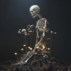 Illuminated Essence. Organic Life from Bones