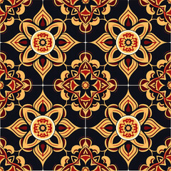 Thai strip seamless pattern, Thailand art design