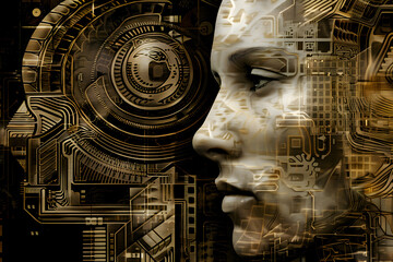 Emergence of Transcendent AGI - Metamorphic Artificial General Intelligence Visualization