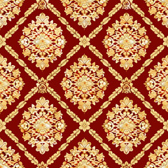 Thai strip seamless pattern, Thailand art design