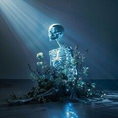 Luminous Genesis. Skeleton's Organic Transformation