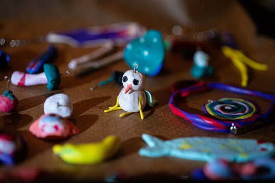 Plasticine figures