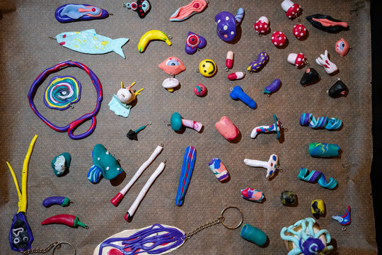 Plasticine figures