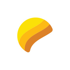 Sun logo design, vector logo design, illustration 