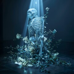 Soul's Light. Skeleton and Organic Metamorphosis