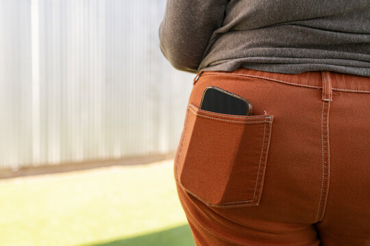 Phone in back pocket