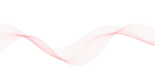 abstract red wave background