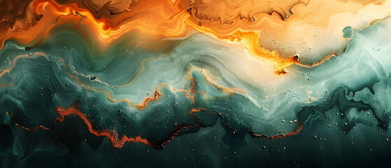8k wallpaper Colorful fractal art with water, fire, and smoke in an abstract background, earth wind...