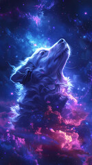 dog  cosmic background