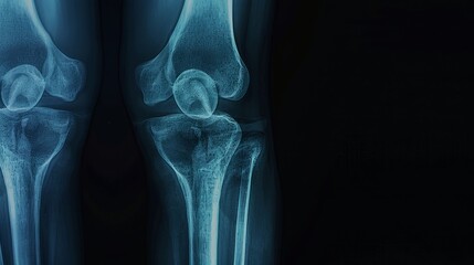 Diagnosis and Treatment of Knee Pain: Understanding Chondromalacia and Arthritis with X-ray Imaging - Ideal for Orthopedic and Healthcare Platforms