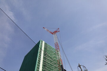 工事中の建物