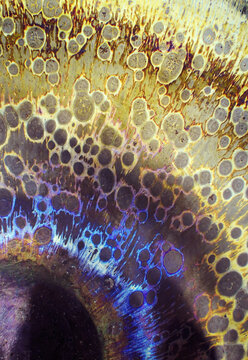 Textured background of microscopic glaze of Chinese ceramics tea cup