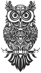 Fototapeta premium Owl silhouette