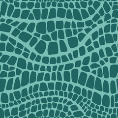Dinosaur skin green seamless pattern