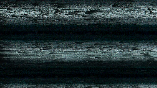 Glitch noise static television VFX. Visual video effects stripes background, CRT tv screen no signal glitch effect