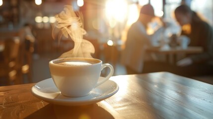 A Steaming Cup of Morning Coffee