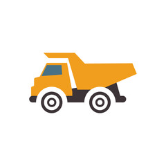 Naklejka premium dump truck icon vektor