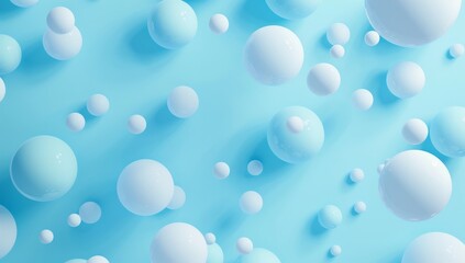 3D astract light blue geometric background