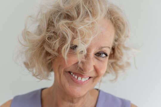smiled Senior Woman Portrait