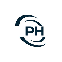 PH logo. P H design. White PH letter. PH, P H letter logo design. P H letter logo design in FIVE, FOUR, THREE, style. letter logo set in one artboard. P H letter logo vector design.