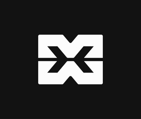 Initial letter X, M, W with arrow, coding and send watch sign combination logo design.