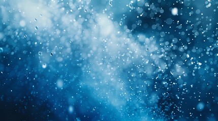 Fototapeta premium A scene of a particle snow, with a background of particles of matter and energy