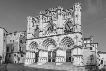 Cuenca, Castile-La Mancha, Spain: Medieval cathedral of Cuenca; romanesque and gothic style...