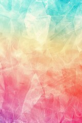 Obraz premium Ethereal Symphony: Multicolored Background With Ice Crystals