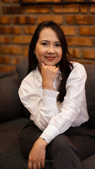 Retrato de mujer de oficina