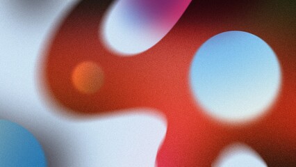 Abstract blue motion design with glowing lights color wave backdrop noise texture. grainy