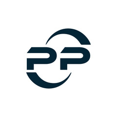 PP logo. P P design. White PP letter. PP, P P letter logo design. P P letter logo design in FIVE, FOUR, THREE, style. letter logo set in one artboard. P P letter logo vector design.