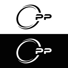 PP logo. P P design. White PP letter. PP, P P letter logo design. P P letter logo design in FIVE, FOUR, THREE, style. letter logo set in one artboard. P P letter logo vector design.