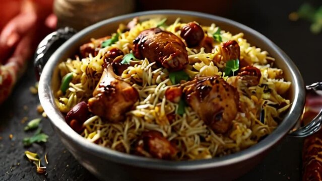 Aromatic Chicken Biryani: A Flavorful Indian Rice Dish