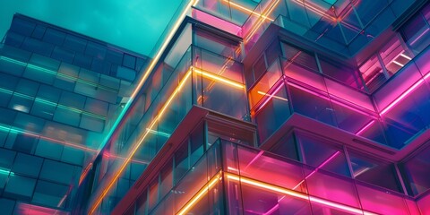 neon architecture concept