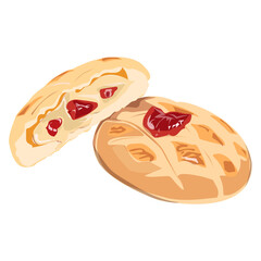 Snack food colored icon pack