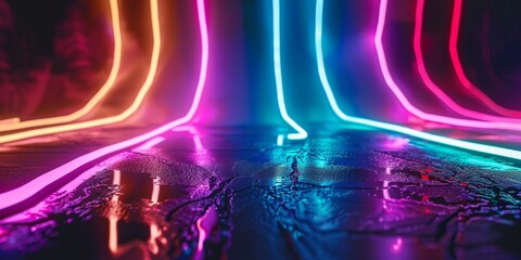 abstract neon concept background