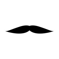 Moustache icon vector