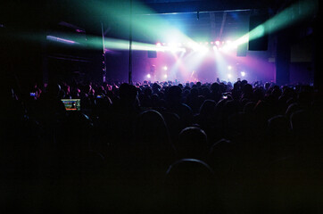 Group of people on stage on concert
