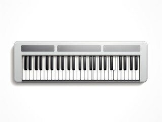 Keyboard illustration isolated on white background