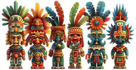 Tolteca god Tlaloc (The god of rain, fertility, and water.