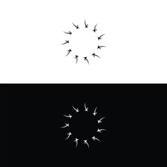 geometric circle shapes, borders, frames, logos .Circle new illustration design