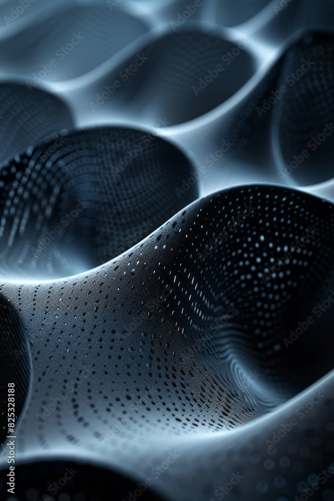 Poster abstract isometric background with concentric rhombuses forming a wave pattern,