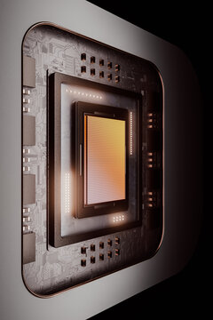 Central Computer Processors CPU concept