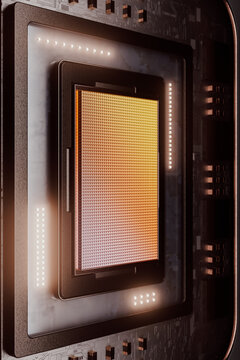 Central Computer Processors CPU concept