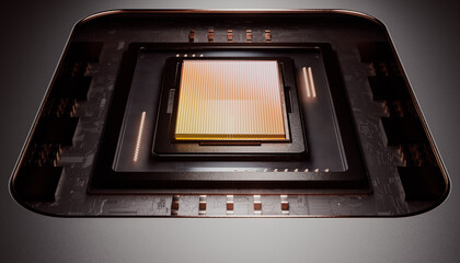 Central Computer Processors CPU concept