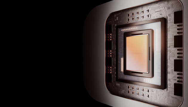 Central Computer Processors CPU concept